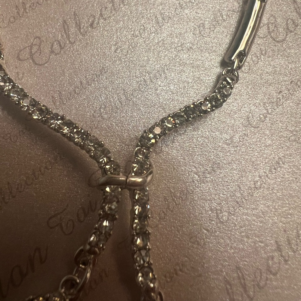 Toi Collection Rhinestone Necklace & Earring Set - Picture 8 of 8